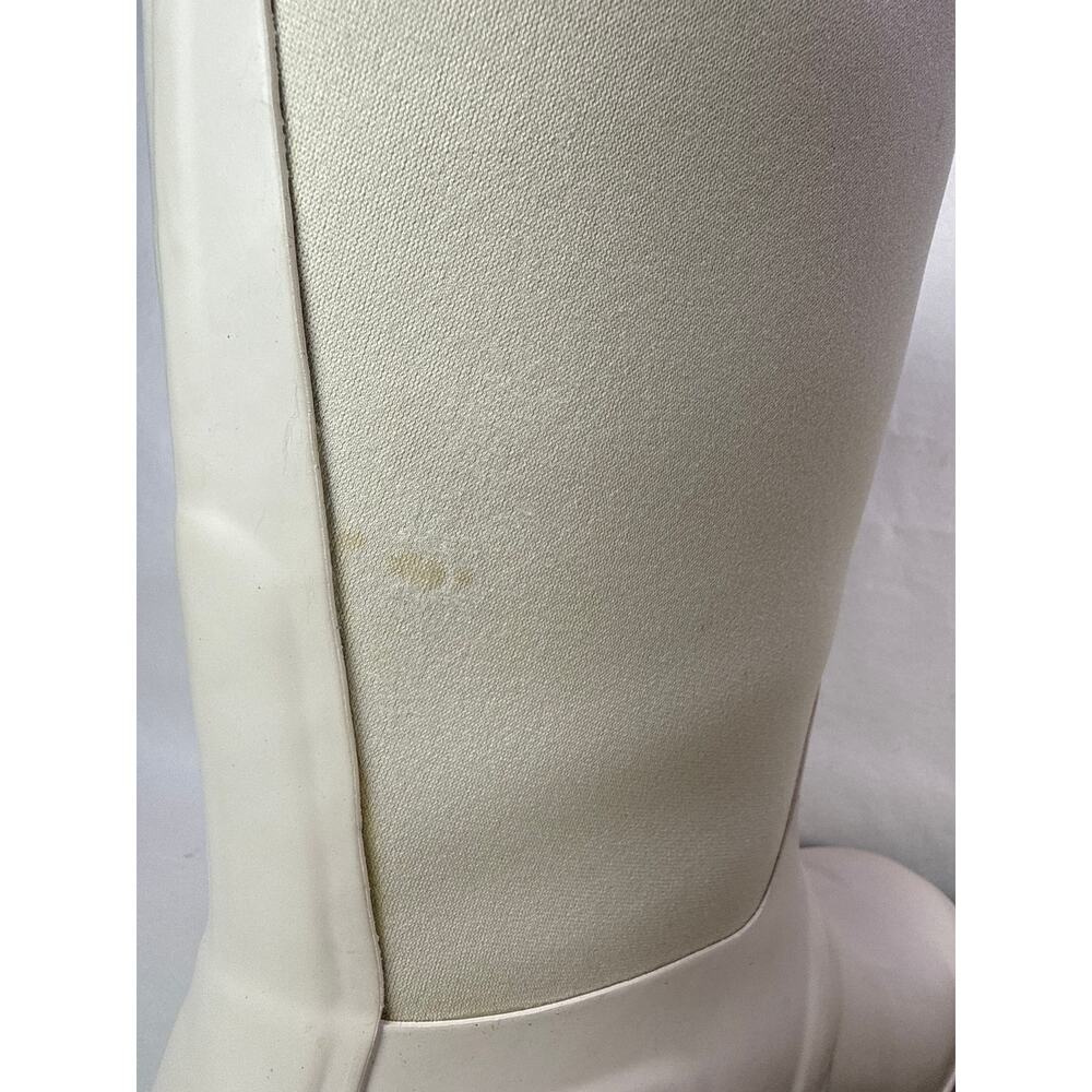 Hunter Original Slipper Snow Boot Womens 10 Insulated Foldable Cuff White Willow - Picture 11 of 12